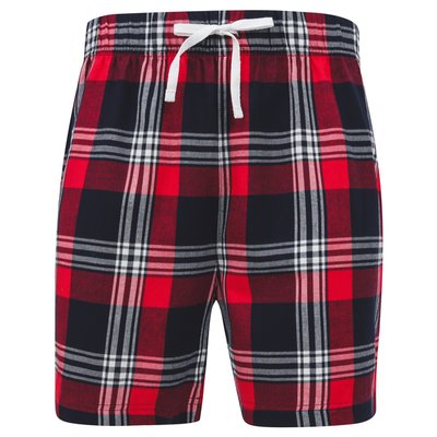 Short de tartán Red / Navy Check L