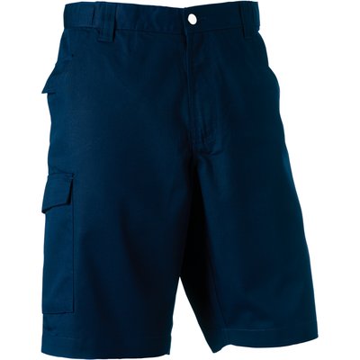 Short de trabajo con cintura elástica French Navy 48 Uk