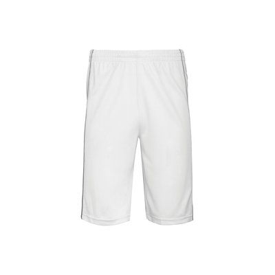 Shorts baloncesto mujer poliéster Blanco S