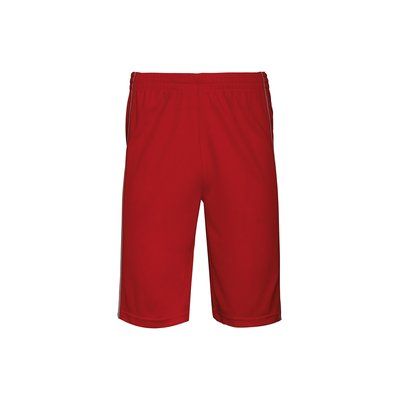 Shorts baloncesto mujer poliéster Rojo XS