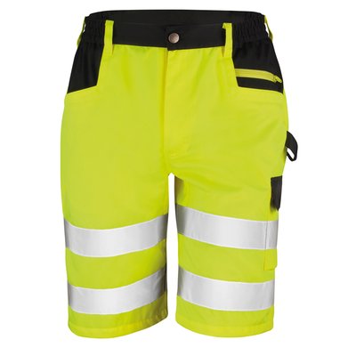 Shorts cargo de seguridad Fluorescent Yellow S