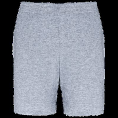 Shorts deportivos infantil de algodón Oxford Grey 8/10 ans