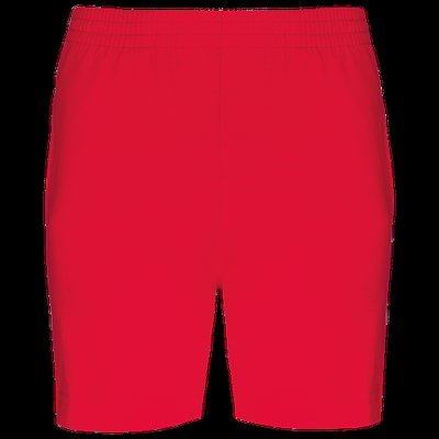 Shorts deportivos infantil de algodón Red 10/12 ans