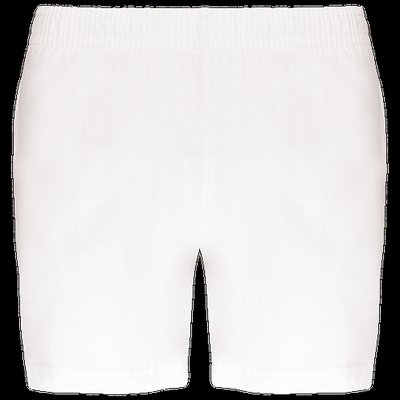 Shorts deportivos mujer algodón White XL
