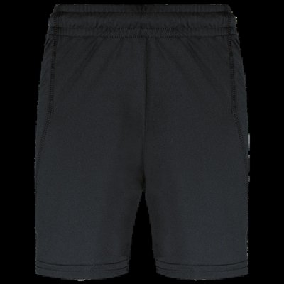 Shorts equipaciones niños poliéster Black 4/6 Ans