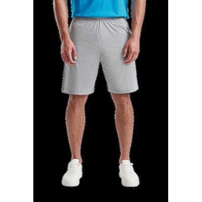 Shorts de punto jersey de algodón Heather Grey S
