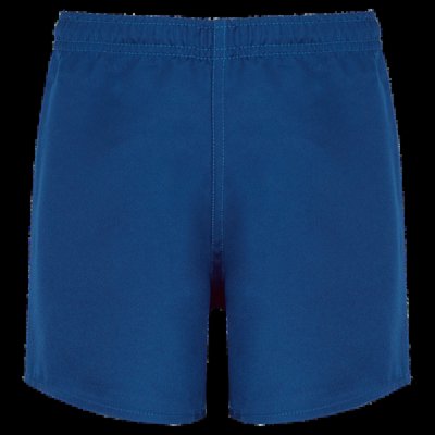Shorts de rugby niño con cintura elástica Dark Royal Blue 6/8 Ans