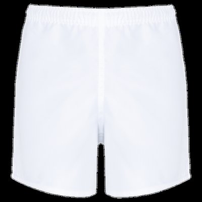 Shorts de rugby niño con cintura elástica White 6/8 ans