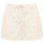 Short mujer de lino 125g Ivory Xs