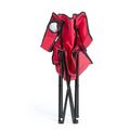 Silla plegable con apoyabrazos y soporte para bebida