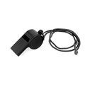 Silbato con cinta para el cuello Negro TALLA ÚNICA ADULTO
