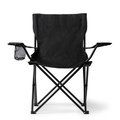 Silla plegable con soporte para bebida