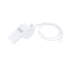 Silbato con cinta para el cuello Blanco
