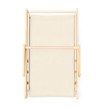 Silla Plegable Mascotas Madera/Canvas Natu