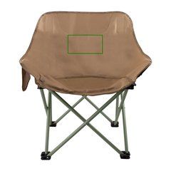 Silla plegable en funda | Frontal | 150 x 80