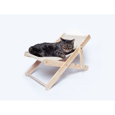 Silla Plegable Mascotas Madera/Canvas