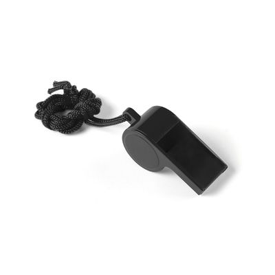 Silbato con cordón para colgar al cuello Neg