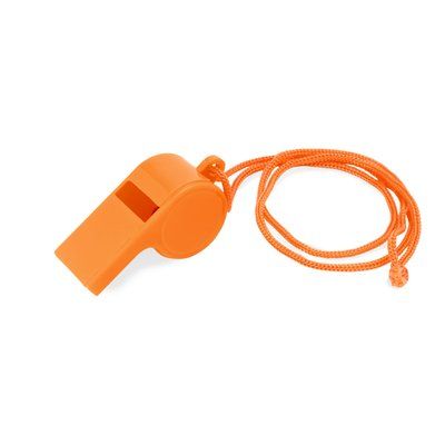 Silbato con cinta para el cuello Naranja