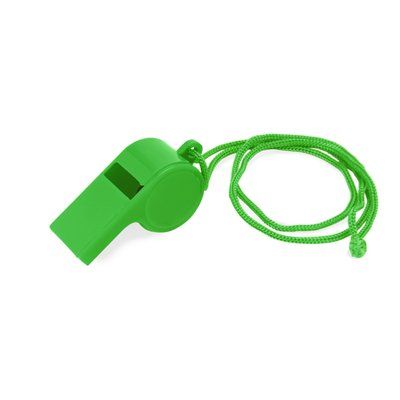 Silbato con cinta para el cuello Verde Helecho TALLA ÚNICA ADULTO