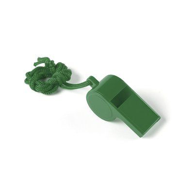 Silbato con cordón para colgar al cuello Ver