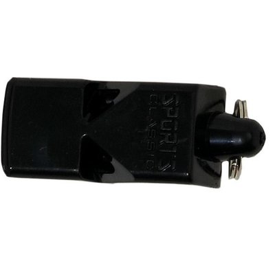 Silbato de plástico Negro