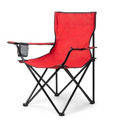 Silla plegable con soporte para bebida