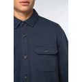 Sobrecamisa felpa perchada hombre