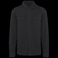 Sobrecamisa felpa perchada hombre Washed black S