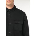 Sobrecamisa felpa perchada hombre