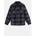 Sobrecamisa polar a cuadros Blue / Black M