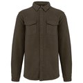Sobrecamisa polar Dark Khaki / Storm Grey XL