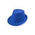 Sombrero de algodón y poliester de color vivo Azul