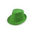 Sombrero de algodón y poliester de color vivo Verde