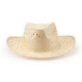 Sombrero artesanal de paja natural con banda interior