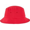 Sombrero Bob de Algodón Rojo