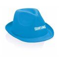 Sombrero en poliéster de color personalizable Azul Claro
