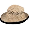 Sombrero Fibra Vegetal Trenzada Natural 59 Cm