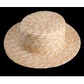 Sombrero de paja con ala grande Natural 59 cm