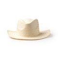 Sombrero de paja natural Crudo Talla Única Adulto