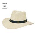Sombrero de paja trenzada con cinta interior