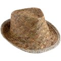 Sombrero de Paja Unisex Ala Corta Natural