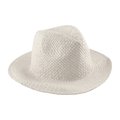 Sombrero de papel de ala ancha Blanco