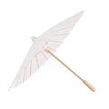 Sombrilla Individual para Bodas estilo Oriental Blanco
