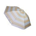 Sombrilla de playa Beige Rayas
