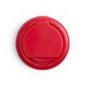 Soporte adhesivo para smartphone con anilla y moneda para carro Roj