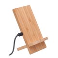 Soporte carga Móvil Desmontable 10W Bambú