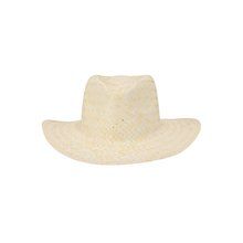 Sombrero de paja trenzada con cinta interior Bla