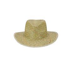 Sombrero de paja verde con cinta interior Ver