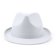 Sombrero de poliéster ligero Blanco Talla Única Adulto