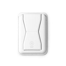 Soporte para smartphone y tarjetero Blanco